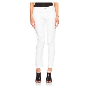 Frame Denim Jeans - FRAME Denim Le Garcon in Rip Blanc Frame Denim Jeans - FRAME Denim Le Garcon in Rip Blanc